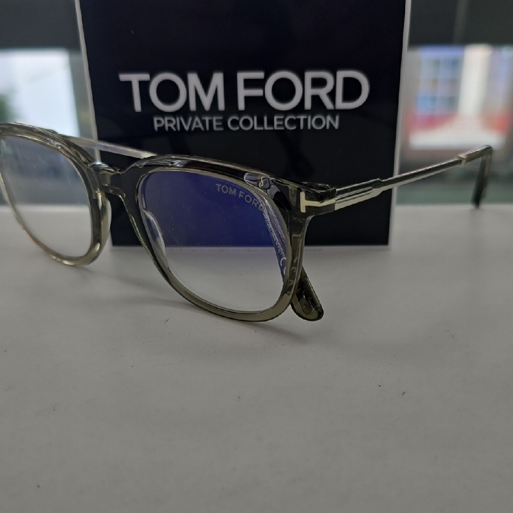 Tom Ford Gray Transparent Glasses - Picture 2 of 4